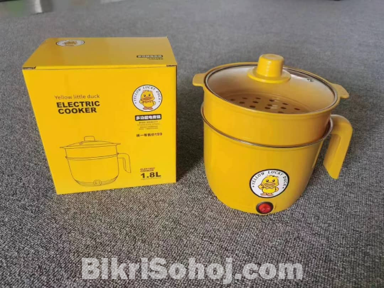 Small Yellow Duck Mini Non-Stick Electric Cooking Pot